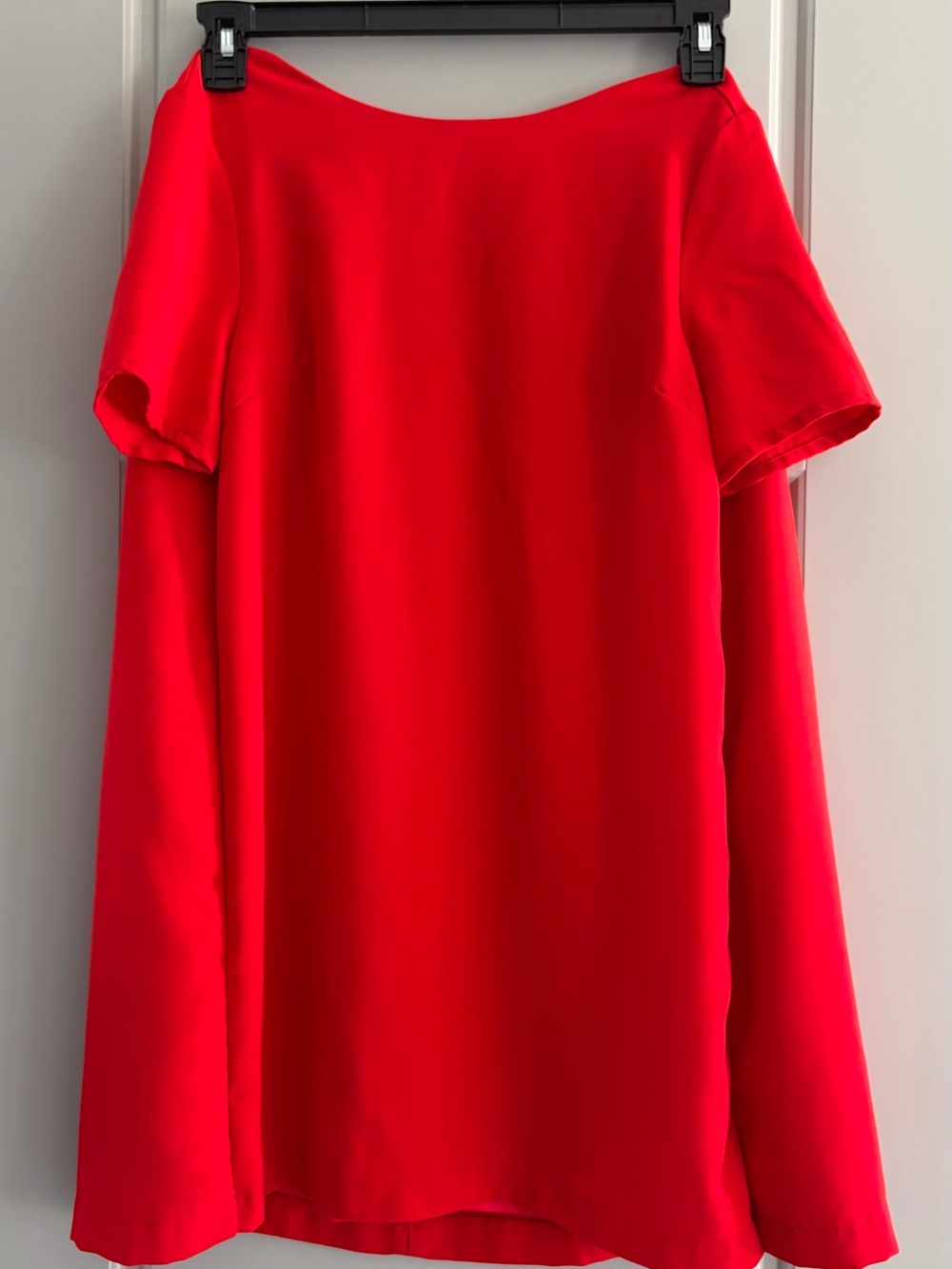 E.SSUE Red Flutter Sleeve Open Back Mini Dress Size S